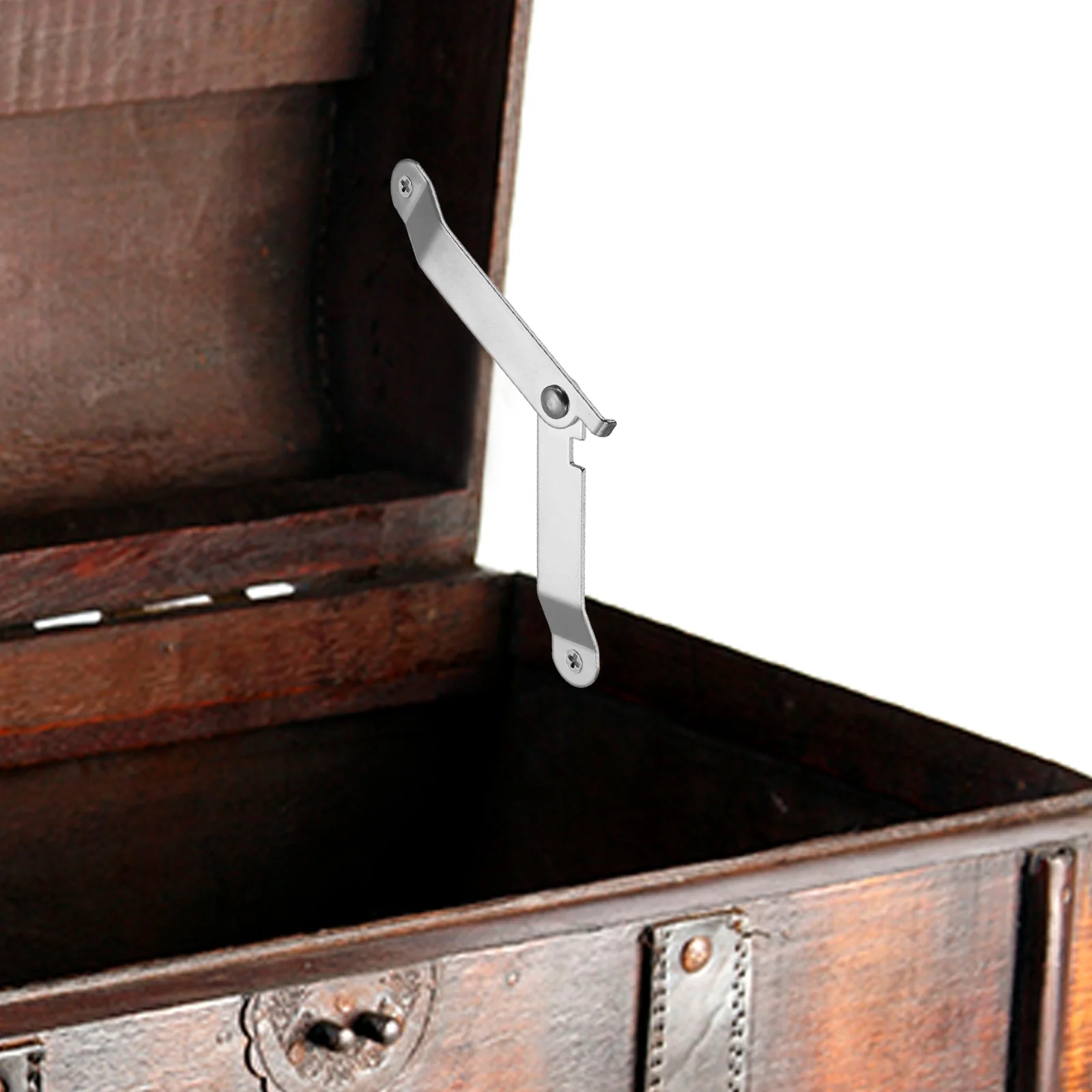 Uxcell 2Pcs Folding Lid Support Hinges, 4.3" 180 Degree Rotatable Hinge, Bronze Tone - Image 5