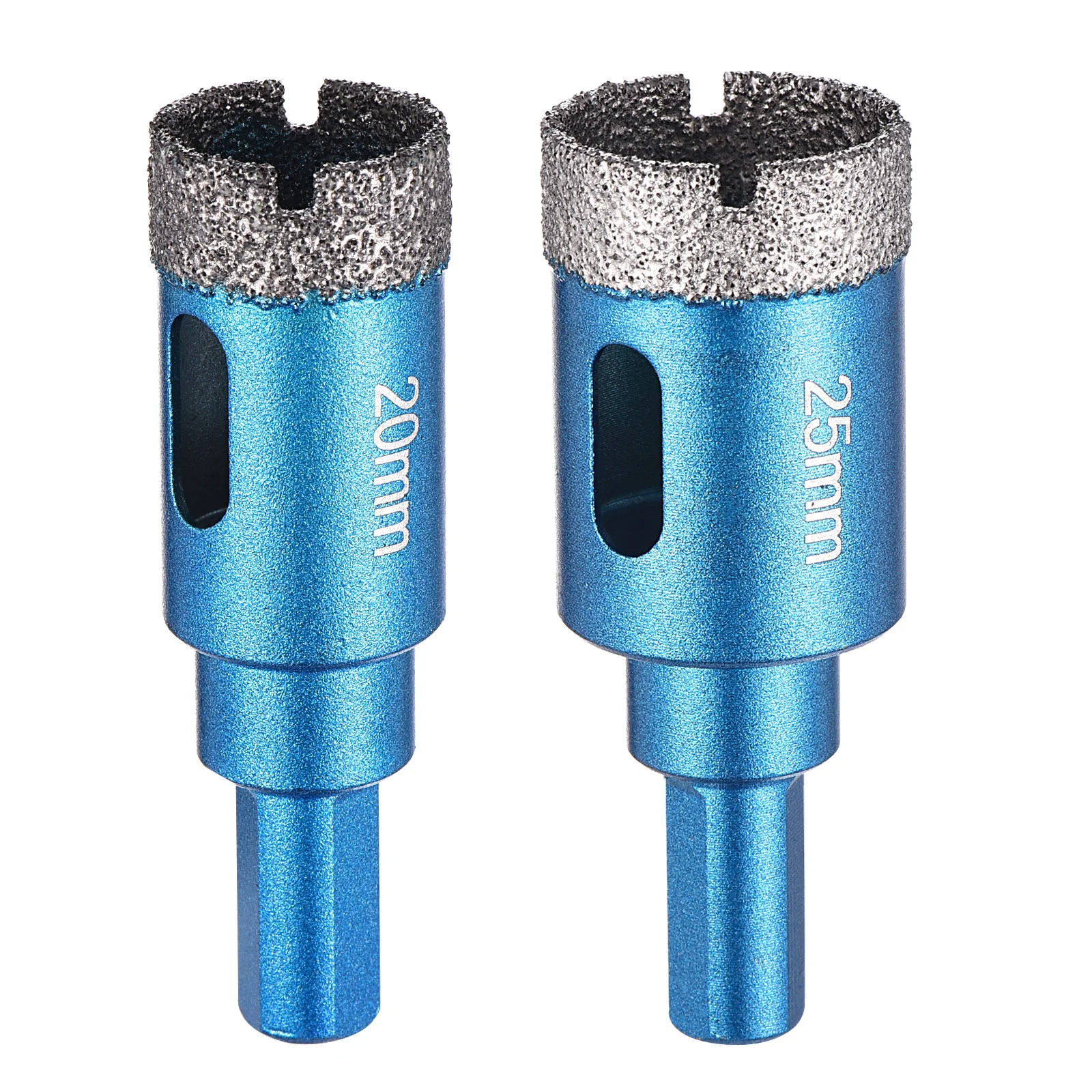 Diamond Hole Saw Kit Diamond Tip Hole Cutter Set Round Shank for Hand Drilling - Image 19