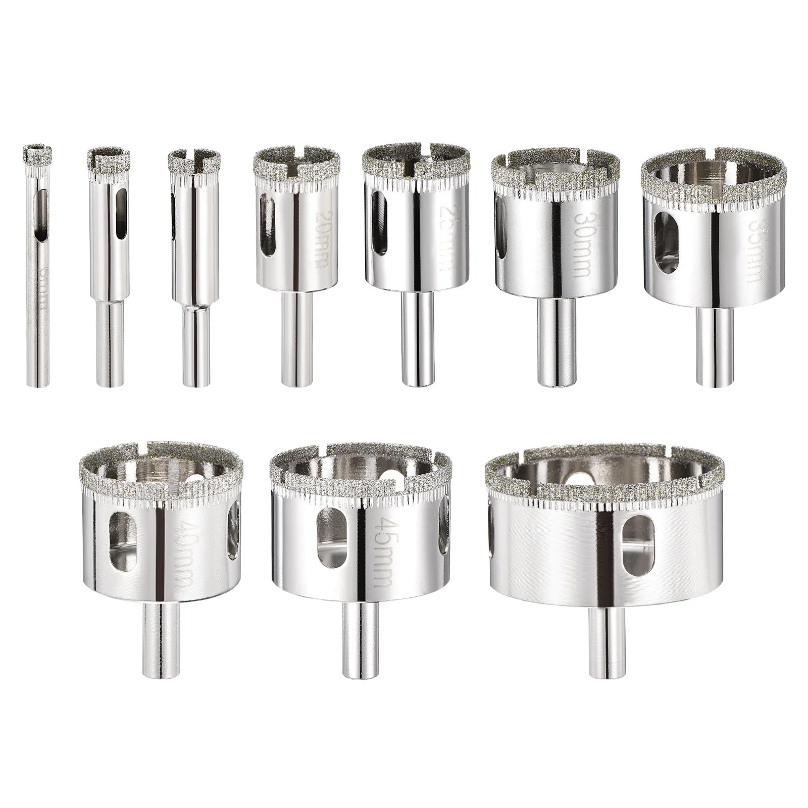 Diamond Hole Saw Set Diamond Hollow Core Drill Bit Hole Cutters for Glass Tile Ceramic - Image 37