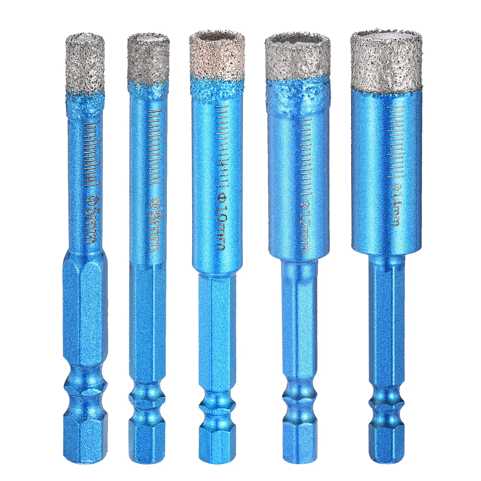 Dry Diamond Drill Bits Set, Diamond Hole Saw Tile Drill Bit Hex Shank - Image 13