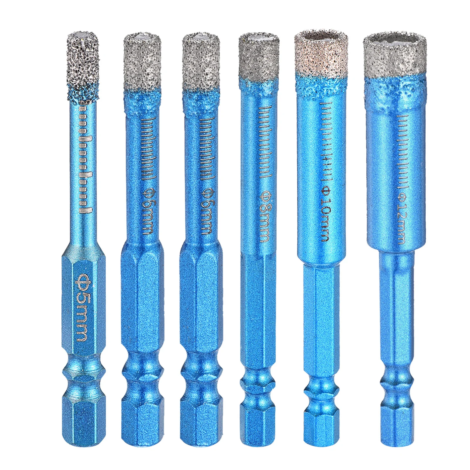 Dry Diamond Drill Bits Set, Diamond Hole Saw Tile Drill Bit Hex Shank - Image 31