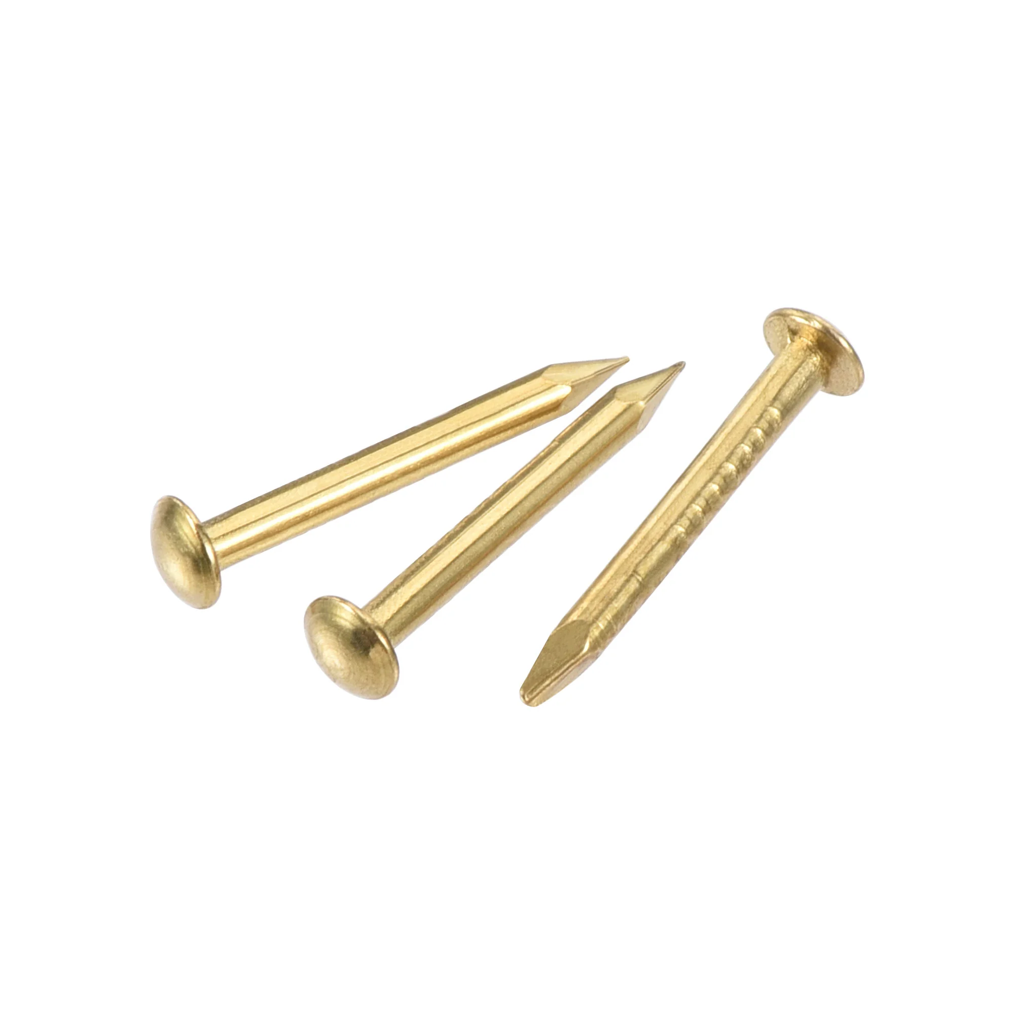 Uxcell Small Tiny Hardware Brass Nails 1.2mmx12mm(DxL) 200pcs - Image 5