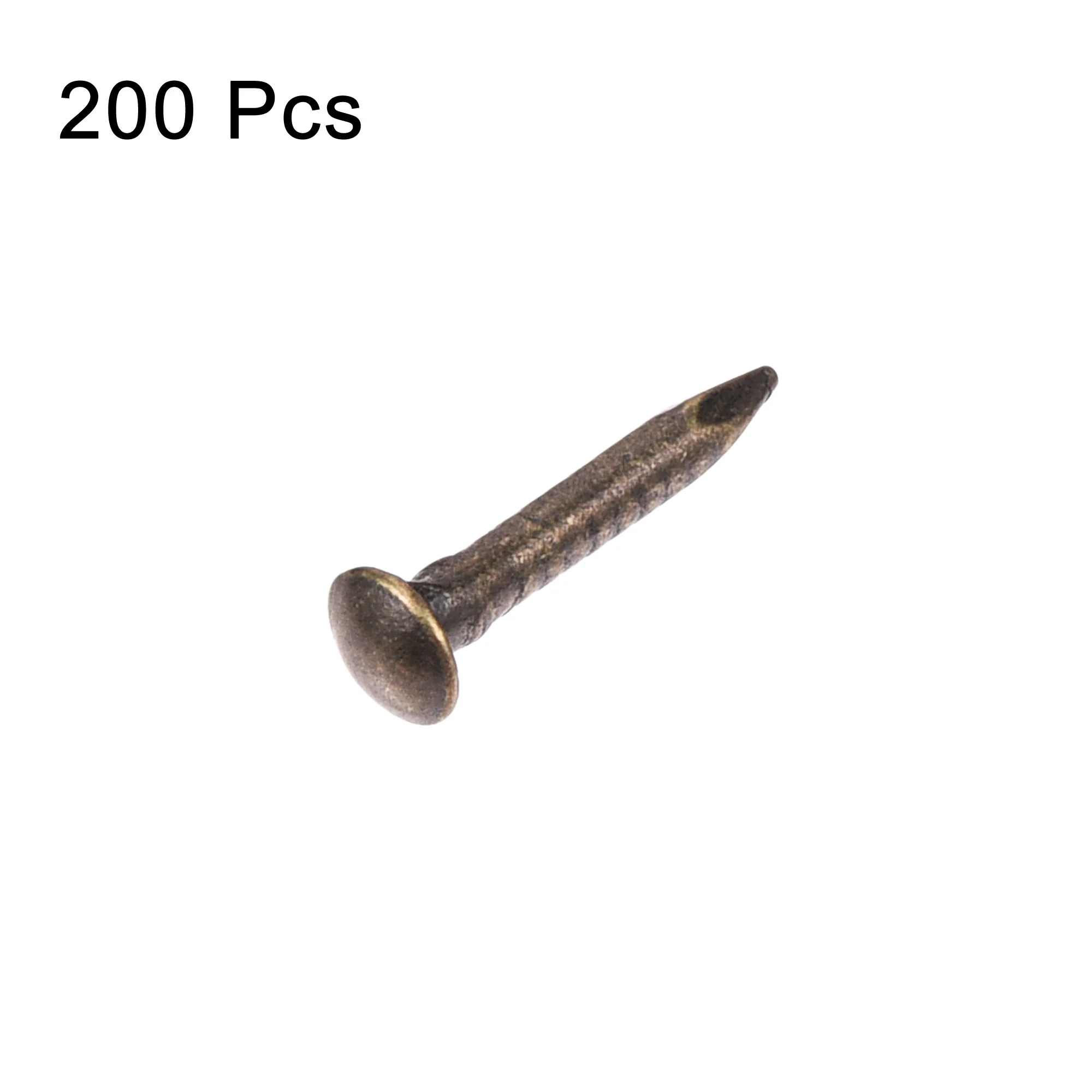 Uxcell Small Tiny Brass Nails 1.2x8mm for DIY Wooden Hardware Accessories 200pcs - Image 2