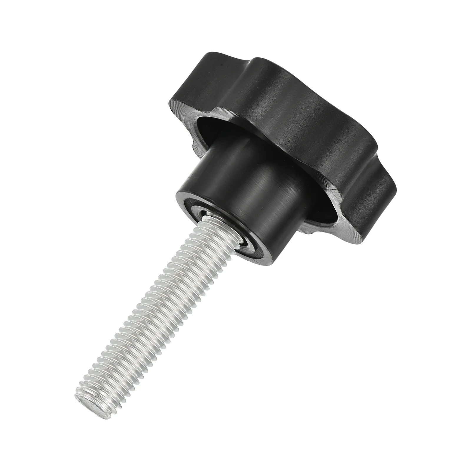 Uxcell 1Pcs Star Knobs, M10x45mm Plastic Hex Shaped Clamping Handle Screw Knobs