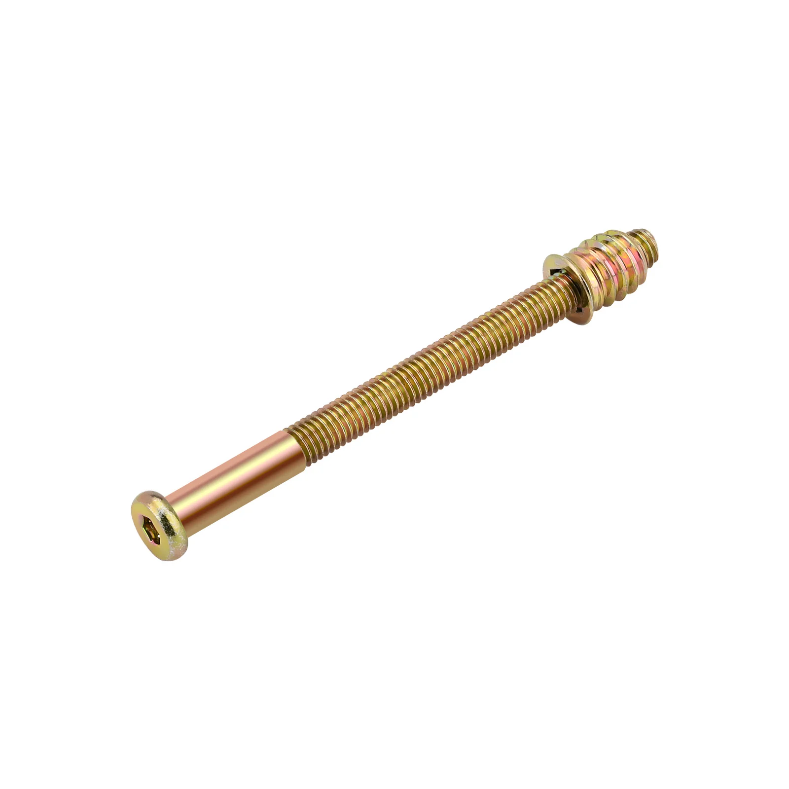 Pan Head Hex Drive Screws with Tapping Inserts M6/M8 Carbon Steel Color Zinc Plated - Image 7
