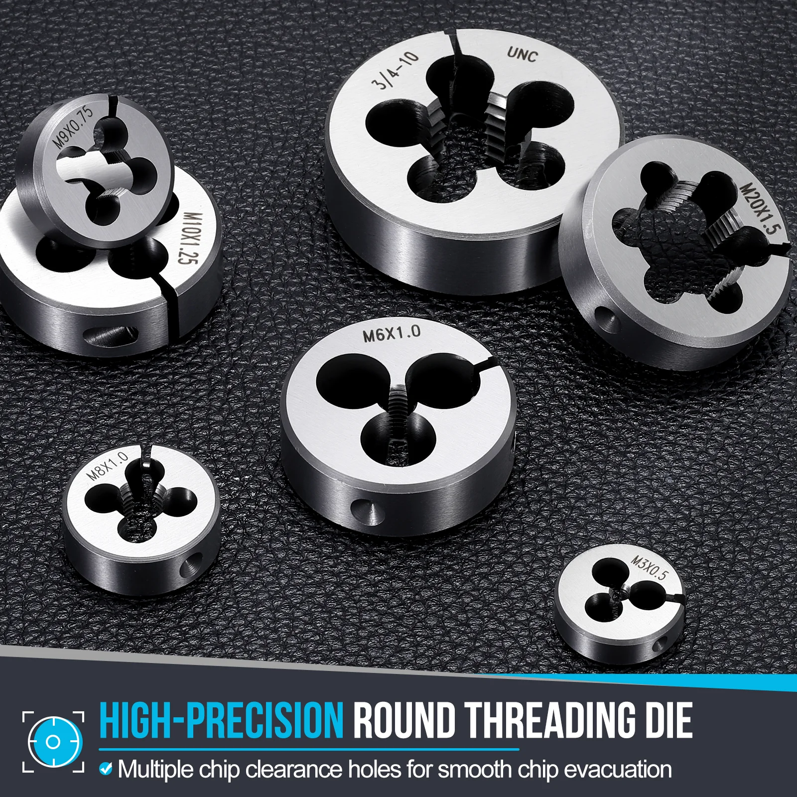 Round Threading Die, Right Hand Threading Die Non-Adjustable - Image 52