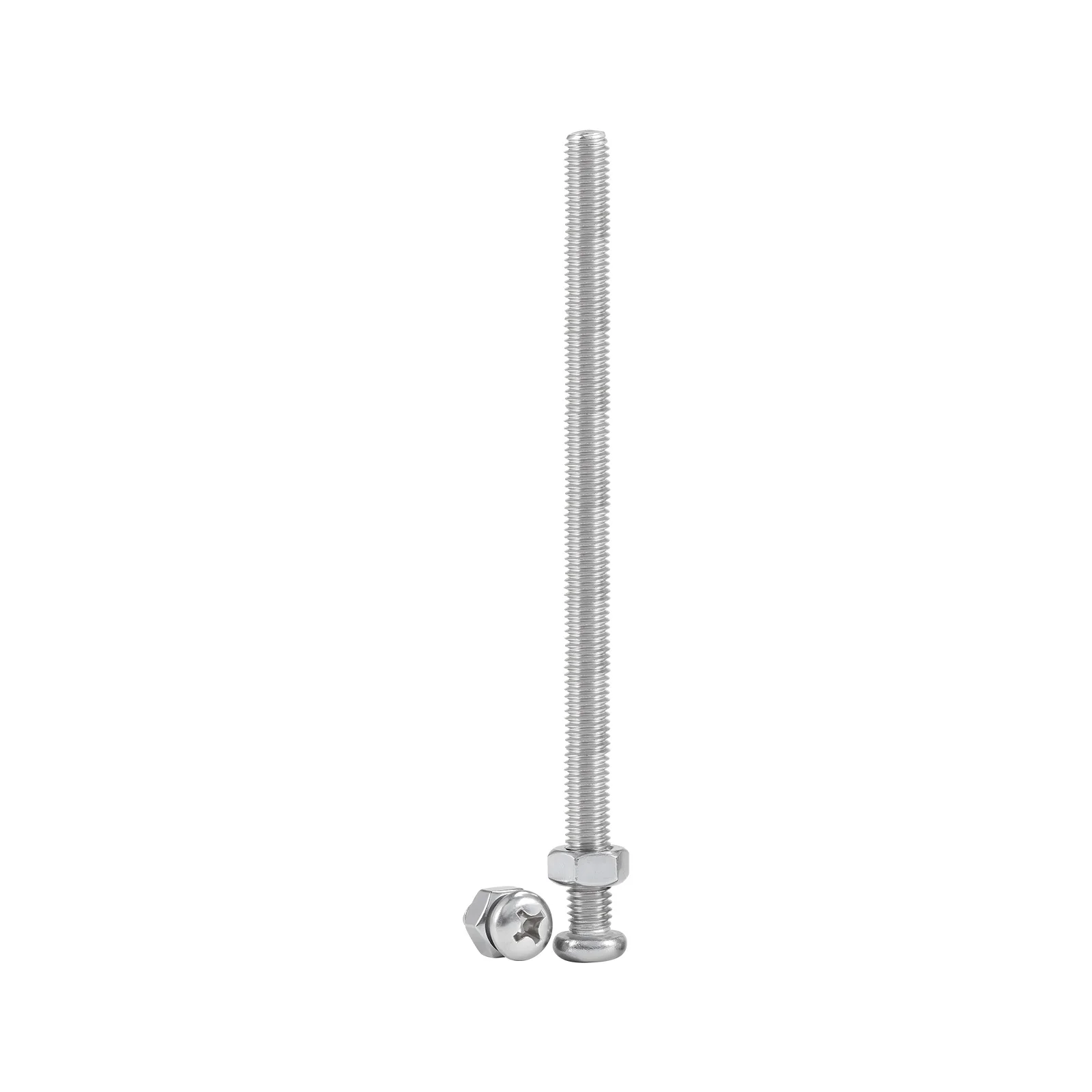 Pan Head Phillips Screws with Nuts M4/M6 Thread Dia. 18-8 Stainless Steel - Image 133
